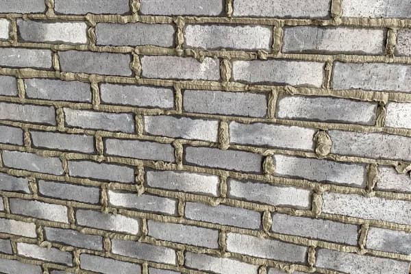 Grey brick wall texture